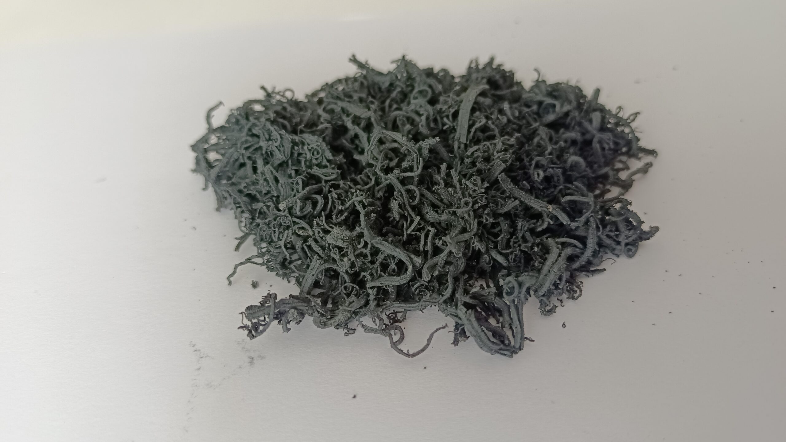 Expandable graphite expands into worm graphite